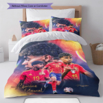 Lamine Yamal Dream Voodipesu Tekikott Komplekt Tekikott Padjap&uuml;&uuml;r Kodu Kaunistus S&uuml;nnip&auml;eva Kingitus (1 * tekikott + 2 * padjap&uuml;&uuml;ri, ilma s&uuml;damikuta) 140x200cm