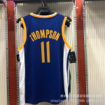 Meeste NBA Golden State Warriors Korvpallivorm Curry 30 Thompson 11 Tikitud Versioon Hingav Spordir&otilde;ivas XXL