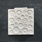 Silikoonvorminupp DIY fondant koogivorm &scaron;okolaadifudge t&ouml;&ouml;riist k&ouml;&ouml;gi k&uuml;psetusn&otilde;ud valge