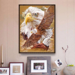 5D DIY Teemanttikandid Soaring Eagle Kodukaunistus Teemantmaal Ristpistes Rhinestone 20X30CM