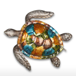 Blue Turtle Wall Decor Coast Ocean Sea Wall Art Raud Loomade Seinakujundus Kodu mitmev&auml;rviline