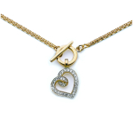 Les Tr&eacute;sors De Lily [D7985] - kullatud kaelakee  Baby Love  valge kuld - 15x17 mm kuld