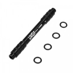 Lixada 12 mm kuni 9 mm QR-adapteri MTB jalgratta l&auml;biva telje rummu kiirvabastusega 100 mm jalgratta esiratta rumm must