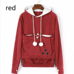 Kangaroo Pullover Lemmikloomahoidja Kampsun Pusad Kassik&otilde;rvadega Pikkade Varrukatega Mj&auml;u Jalak&auml;ija Mj&auml;u Planet Show Big Pocket Paari dressipluus M