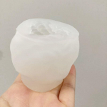 Uued 3D villased k&uuml;&uuml;nla silikoonvormid villase palli disainiga k&auml;sitsi valmistatud sojak&uuml;&uuml;nlad aroomivahast seebivormide valmistamine