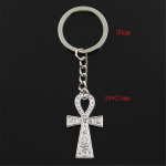 Mood Egiptuse Ankh Elus&uuml;mbol Rist 39x21mm ripats 30mm V&otilde;tmehoidja Meeste Auto Kingitus V&otilde;tmehoidja h&otilde;be