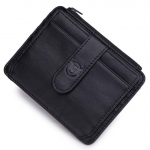 BULLCAPTAIN ehtsast nahast RFID-d blokeeriv t&otilde;mblukuga kaardihoidja Krediitk&auml;ru rahakott Mini &otilde;huke rahakotikaardi- ja ID-hoidikud Man Business