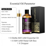 MAYJAM 100 ml vanilje lavendli eukal&uuml;pti puhas taimeekstrakti eeterlik &otilde;li &otilde;huv&auml;rske difuusori steriliseerimiseks, tugevdab immuunsust spaa massaaži&otilde;li Rosemary