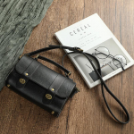 Johnature Vintage naiste k&auml;ekott P&auml;ris lehmanahast k&auml;ekott K&auml;sitsi valmistatud vaba aja &uuml;hev&auml;rvilised &otilde;lakotid must