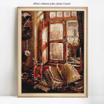 HUACANi teemanttikandid maastik Teemantmaal T&auml;isruudus Uus Saabumisraamat Rhinestones Pildid Teemantmosaiikide m&uuml;&uuml;k Hobi Full Square 20*30 cm