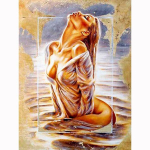 5D isetegemise alasti erootiline kunst Teemantmaal Seksikas daam T&auml;isringi puur Tikand Ristpistes Komplektid Mosaiik Pilt Kodukaunistus Full Round 20x25CM