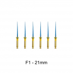 Hambaraviinstrument Super File Blue Rotary Pro soojuse aktiveerimisega painduvad mootori koonusviilid juurekanali jaoks 21mm F1