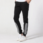 Vabaaja s&ouml;rkimine Slim Fit p&uuml;ksid Meeste spordip&uuml;ksid Pantalons dressip&uuml;ksid L must