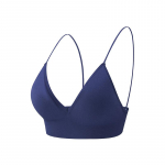Bymermaids Fitness Yoga Top Deep V Sexy Triangle Cup Bralette Boneless Spordirinnahoidja &Otilde;mblusteta Push Up rinnahoidja Naiste Tube Top Crop Top S