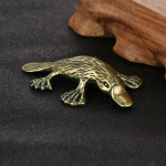 Brass Platypus Solid Copper Desktop Home Decor Ornament Vasest k&auml;sit&ouml;&ouml;