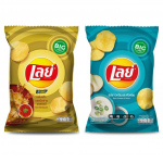 Lay's kartulikr&otilde;psud, Tai maitse, Tai maitse, Tai suupiste, 67 g. - 75 g (Pakis 2) Hot Chilli Squid - Sour Cream