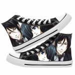 Unisex Anime Black Butler Sebastian Michaelis Casual Canvas Kingad Plimsolls Luminous Student Flats Kingad Tossud 44