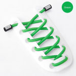 NICE Lukk Kingapaelad Ilma sidemeteta Elastsed paelad Tossud Lapsed T&auml;iskasvanutele Kiired Kingapaelad Kummipaelad &Uuml;mar Ilma lipsuta Kingapael Kingad - roheline