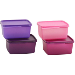 Tupperware Keep Tab plastkonteinerite komplekt, 500 ml, komplekt 4, mitmev&auml;rviline
