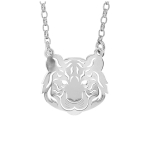 Les Tr&eacute;sors De Lily [R2850] &ndash; k&auml;sit&ouml;&ouml;h&otilde;bedast kaelakee  Jungle , h&otilde;bedane (roodiumiga kaetud) - 19x18mm (tiiger) h&otilde;be