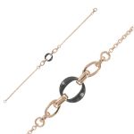 Les Tr&eacute;sors De Lily [R5002] &ndash; roosakas must h&otilde;bedane k&auml;ev&otilde;ru  Chor&eacute;ographie  (keraamiline) - 12 mm must