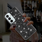 Pehme Bling Sequins &uuml;mbris Samsung Galaxy S23 S22 S21 A14 A53 A33 A73 A13 Xiaomi Redmi Note 11 10 iPhone 14 13 12 11 Pro Max Glitter pehme TPU kate jaoks Samsung Galaxy S21 FE must