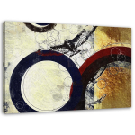 L&otilde;uenditr&uuml;kk Abstract Circle 60x40 hall v&auml;rv