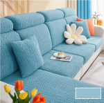 Paks Jacquard Stretch diivan istmepadja kate Slipcover Diivani kate Sektsioonku&scaron;ett L-kujuline nurga asenduskaitse kate Enlarge size M taevasinine v&auml;rv