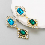 Naiste temperamendiga pika tutiga t&auml;iskristallk&otilde;rvar&otilde;ngad, lihtsad mitmek&uuml;lgsed liialdatud esmaklassilised v&auml;ikesed k&otilde;rvar&otilde;ngad OneSize valge