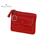 Populaarne rahakott, l&uuml;hike kulumiskindel, hoidke korras punane