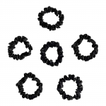 6 tk siidist juuksekarva pehmed mugavad v&auml;ikesed siidist kr&otilde;mpsuvad k&otilde;hnad juuksesidemed One Size must