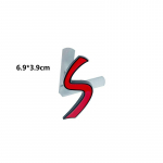 1 tk 3D metallist S logoga esiv&otilde;re embleem SD m&auml;rk auto tagumise saba kaitseraua pakiruumi kleebis Cooper S logo jaoks F55 F56 F60 R55 R56 R60