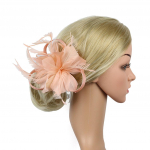 Feather Fascinators naiste lillem&uuml;ts kokteiliballi pulmapaela jaoks must