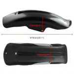 Harley Davidson 883 XL1200 mootorrattale m&otilde;eldud kohandatud tagumine poritiivakate ABS must must