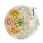 Hiina stiilis kuukoogivorm S&uuml;gisene kuukoogipressi vorm K&auml;sitsi pressitud kuukoogi dessertvorm kuukoogi lehttaignapress 9