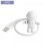 1 tk Creative Spaceman Astronaut LED paindlik USB-valgusti &ouml;&ouml;valgusti m&auml;nguasi s&uuml;learvuti s&uuml;learvuti s&uuml;learvuti XYZ