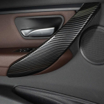 4 tk siseukse k&auml;epideme katte trimmid 2012-18 BMW 3. seeria F30 F31 320i 328i jaoks