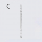 Mustpeade eemaldaja Akne t&ouml;&ouml;riist Pimples Mustpeade klamber Pintsetid Beauty Akne Needle Tool YSXX A