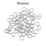 50-200 tk/partii 3-10 mm h&uuml;pper&otilde;ngad poolitatud r&otilde;ngad pistikud isetehtud ehete jaoks Tarvikute otsimine tarvikud 4mm x 200Pcs