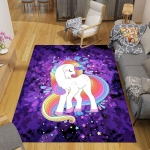 Multikas vaip Laps Unicorn Koduvaibad lastetuppa Soft Play Crawl Karvane p&otilde;randamatt Decor elutoa magamistoa vaip 160cm x 200cm