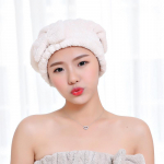 Juuksekuivatuskork Microfiber Ultra Absorbent Hair Dry Wrap Cap Fast Kuivataja pruun