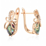 Vibu geomeetrilise disainiga sobivad v&auml;rvilised tsirkoonist k&otilde;rvar&otilde;ngad naistele trendikad igap&auml;evased ehted