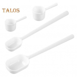 4 tk suhkrulusikas suure mahutavusega mitmeotstarbeline mugav k&auml;epide Kasulik kaasaskantav kohvilusikas piimapulbri lusikas majapidamistarbed valge