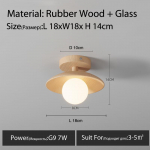 Lihtne isikup&auml;ra p&otilde;hjamaise palgituule laevalgusti vahek&auml;iguvalgusti r&otilde;duvalgusti koridori valgusti puidust Jaapani lambid palkidest l&uuml;hter L18*W18*H14cm