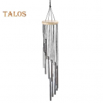 Rippuv tuulekella lihtne paigaldamine dekoratiivne korduvkasutatav unikaalne 12 alumiiniumtoruga tuulekella kodukaunistus