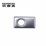 Auto stiil K&auml;etugi Kindakarbi paneeli kaunistus kleebise katte &auml;&auml;ris Sinine Must Roostevabast terasest kleebis Volvo XC60 S60 V60 jaoks must