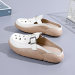 Naiste libisemiskingad Kerged, mugavad hingavad poolsussid &otilde;&otilde;nsad tennisekingad V&otilde;rgust tossud &otilde;hkpehme padjaga kiilu platvormkingad 40 valge