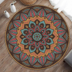 Kodu Dekoratiivne &uuml;mmargune vaip Mood Piirkond Vaibad Magamistuba Libisemisvastane p&otilde;randamatt Diameter 60cm