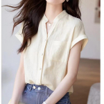 Suvine prantsuse magus s&auml;rk naistele vabaaja top Jacquard s&auml;rk Moodne naiste s&auml;rk Chic tops Elegantne riietus 27866 S aprikoosi