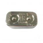 EDC Fidget Push m&uuml;ndid Taskusuurused magnetilised kassisilmad Haptiline kaart Loominguline Stressi leevendamine Sensoorne metallist l&uuml;katav liugur must